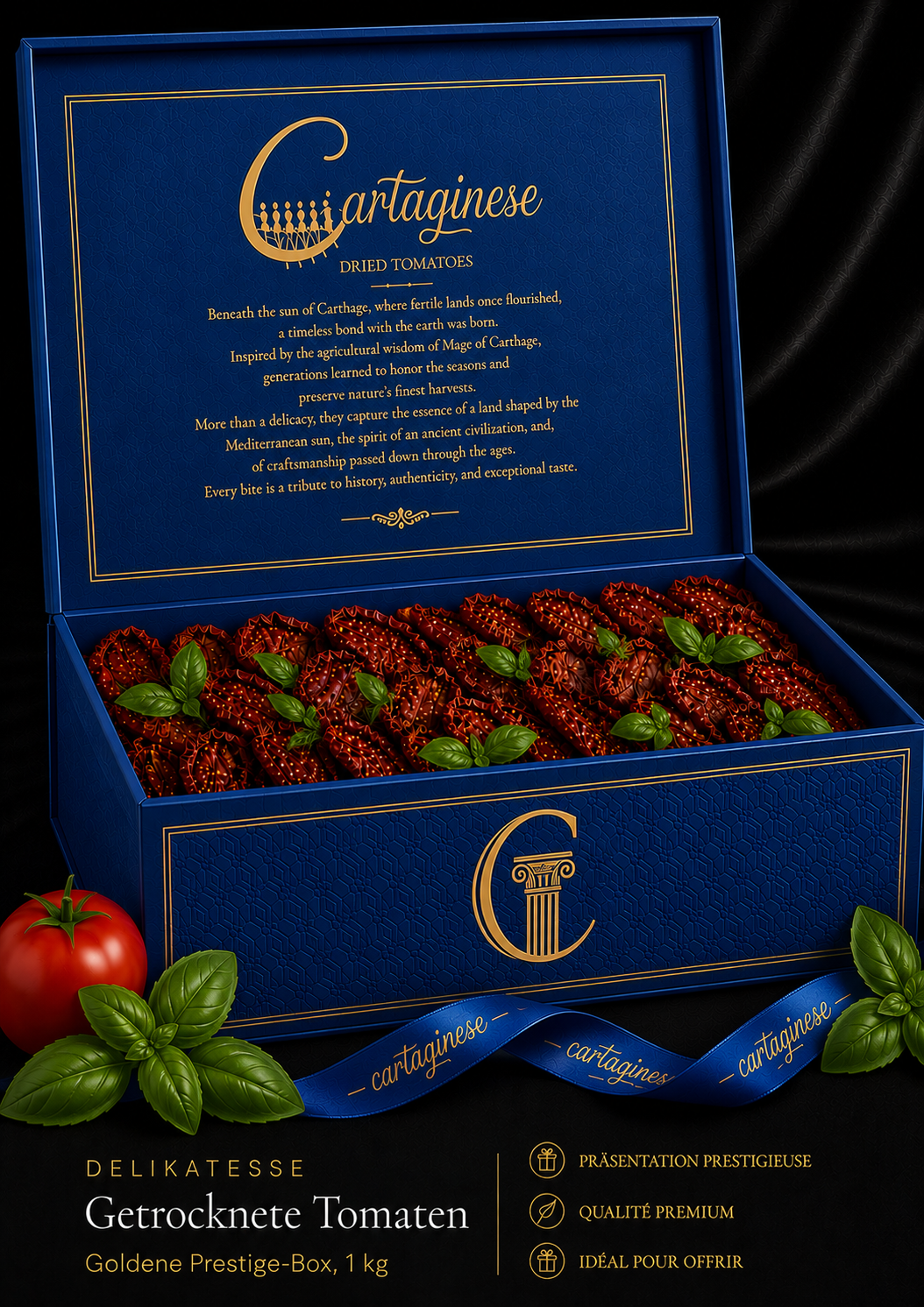 Cartaginese Prestige-Box — Blaue Goldedition