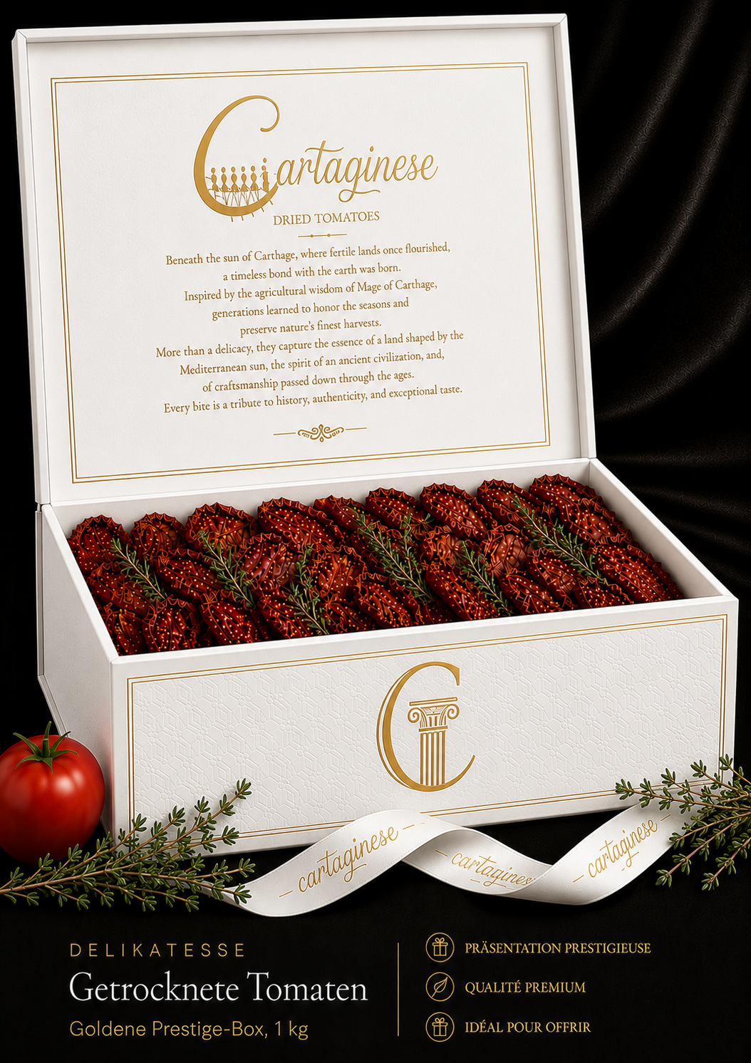 Cartaginese Prestige-Box — Goldene Prestige-Box