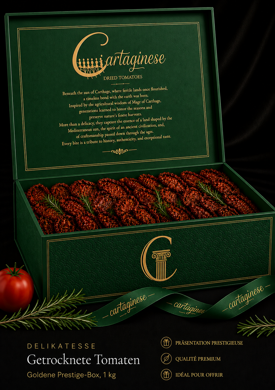 Cartaginese Prestige-Box — Grüne Goldedition