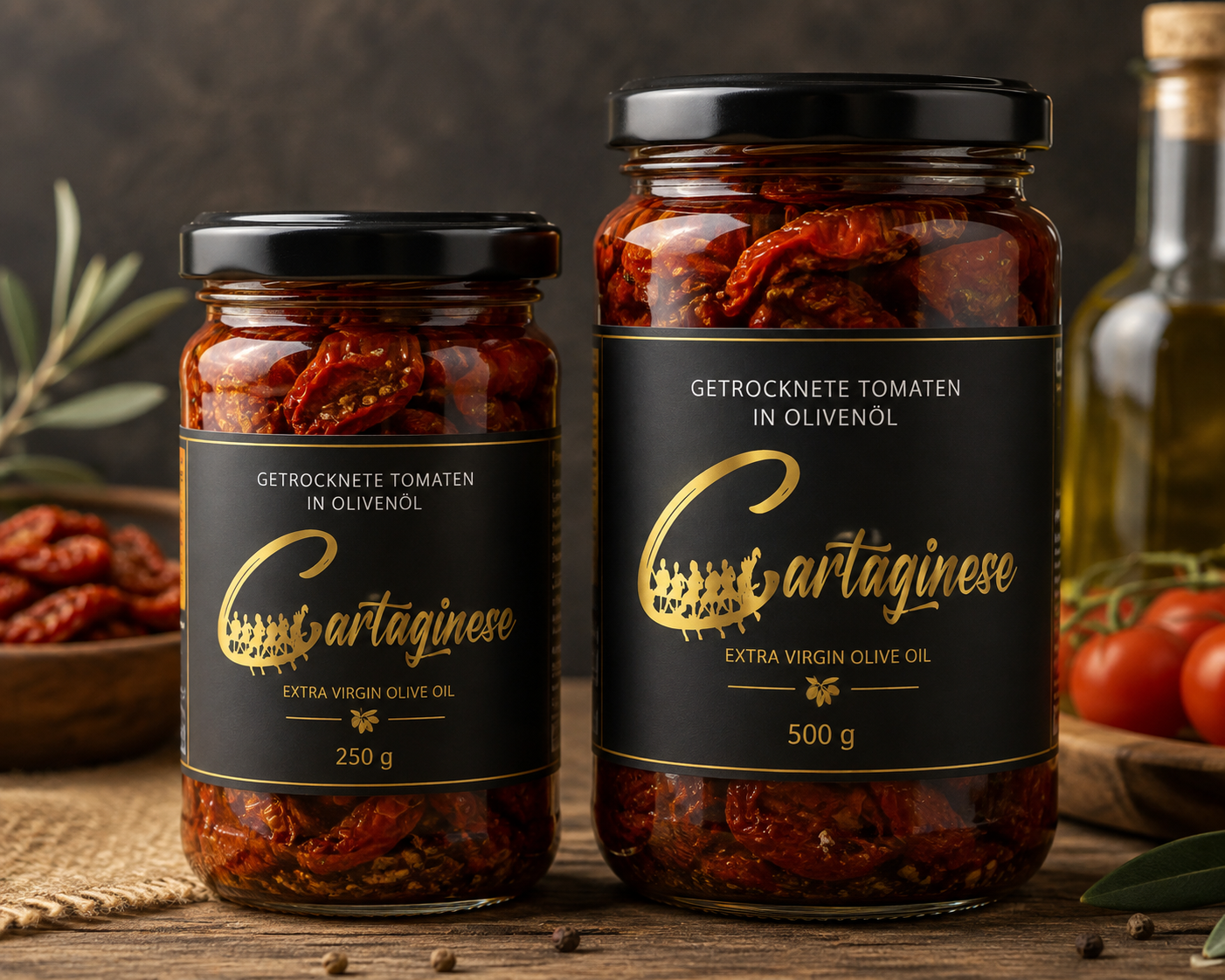 Cartaginese Getrocknete Tomaten in Olivenöl