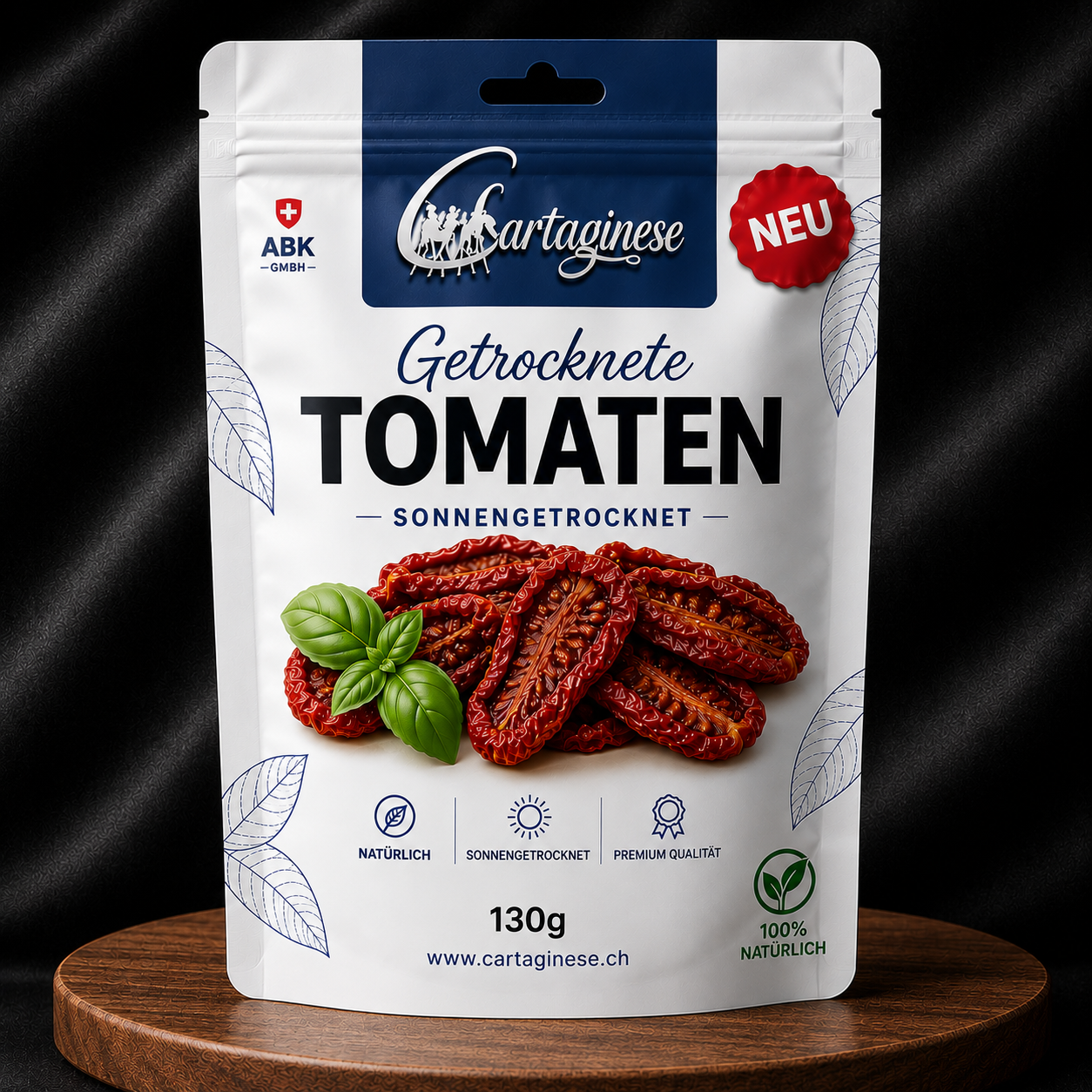 Cartaginese Getrocknete Tomaten — Snackbeutel